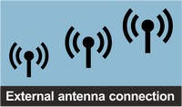 Exernal antenna connection
