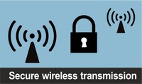 Secure wireless transmission
