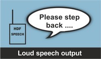 Loud speech output